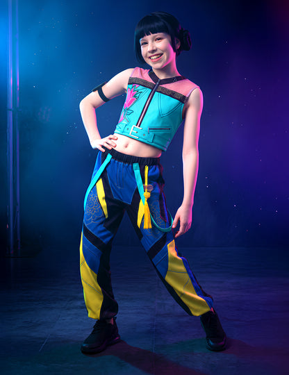 Kostým Zoey Kpop Demon Hunter™ pre dievča 