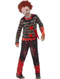 Diabolské klaunské detské kostýmy