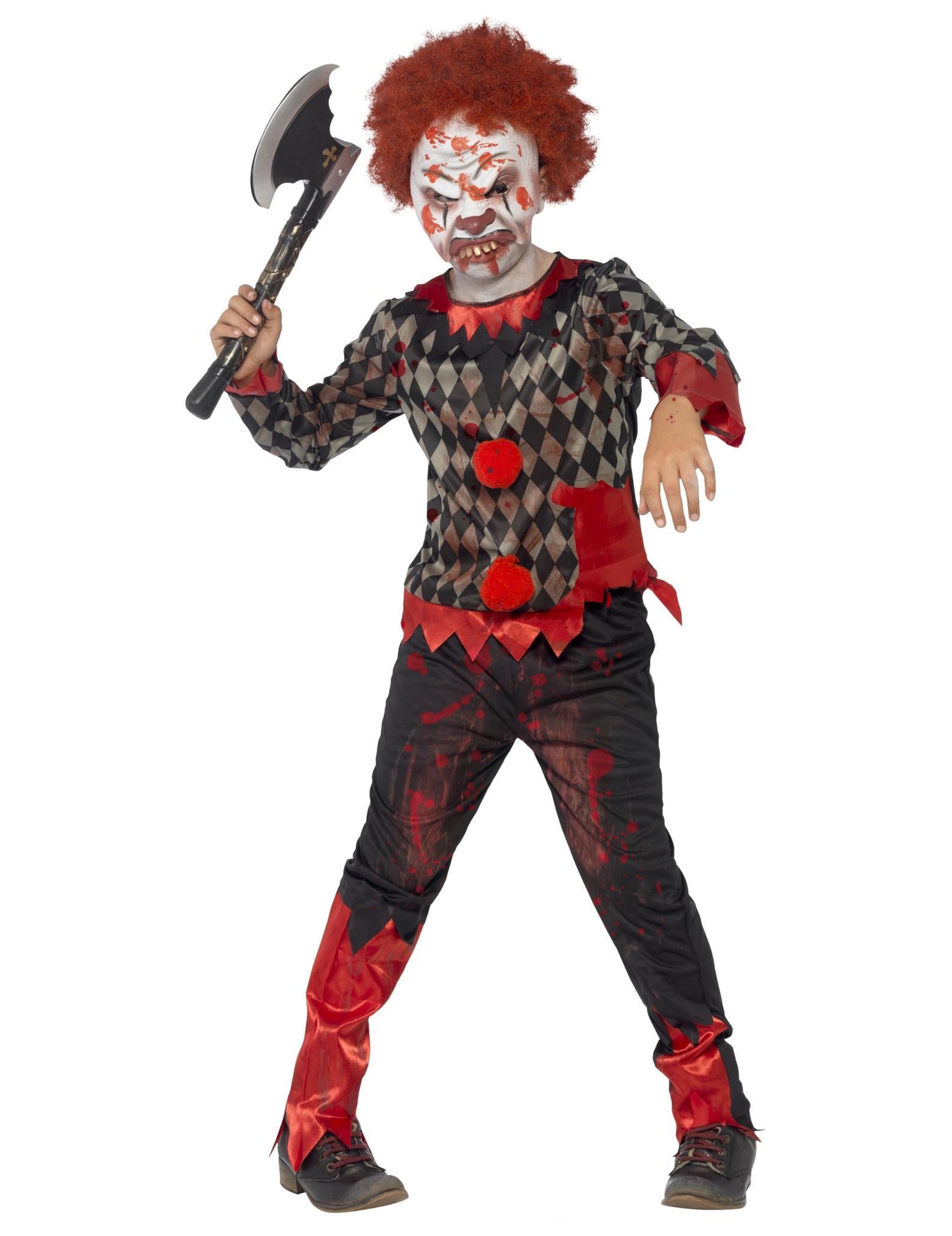 Halloweenský detský klaun zombie kostým