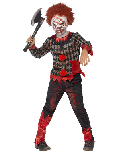 Halloweenský detský klaun zombie kostým