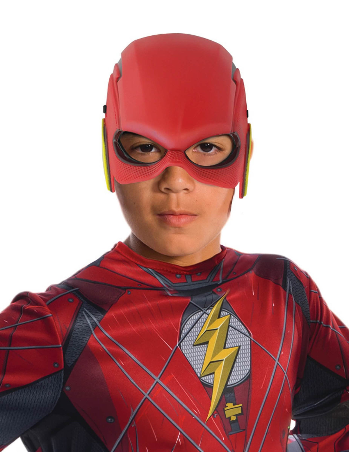 Polovičná maska Flash pre dieťa červená