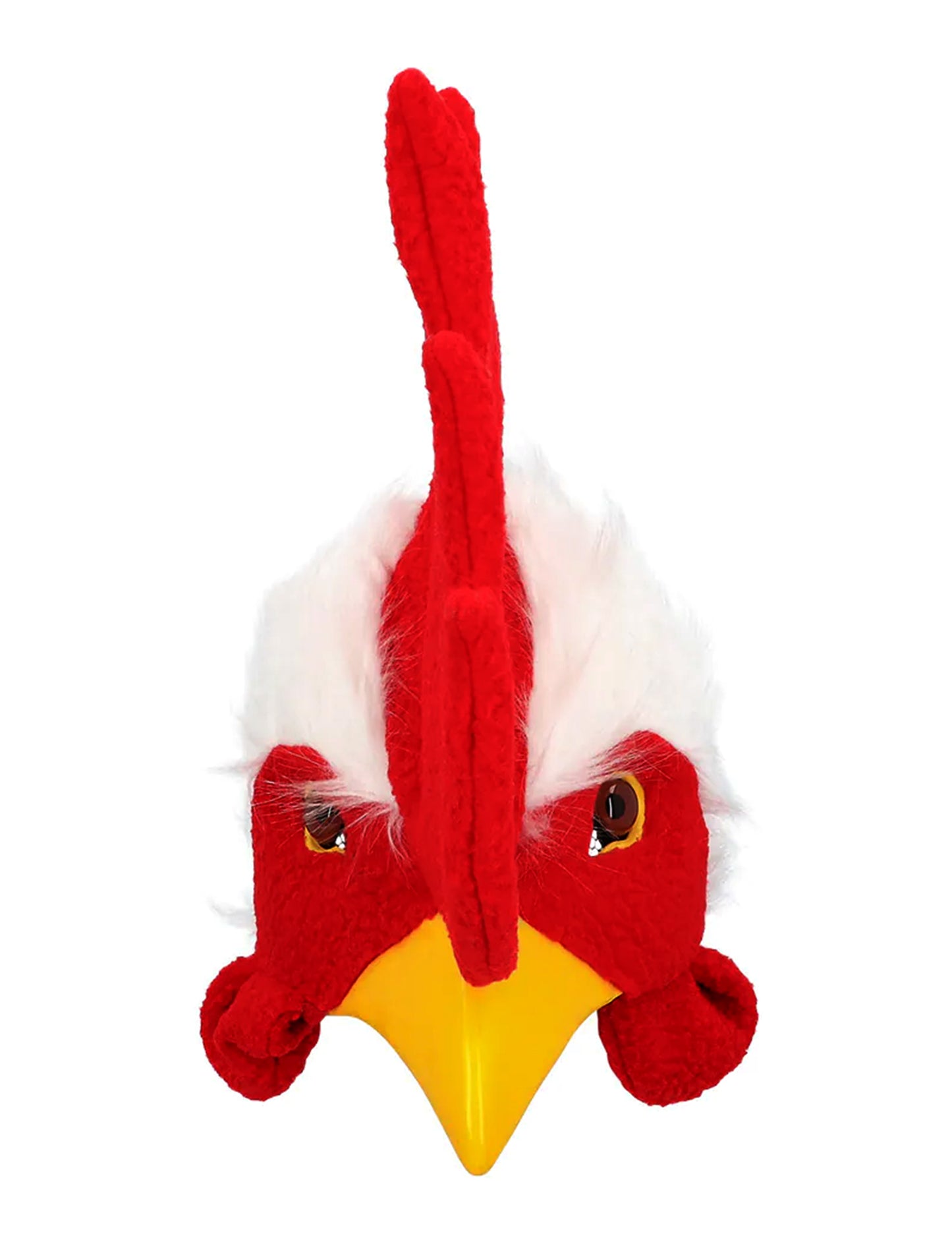 Polovičná plyšová maska kohúta pre dospelých 