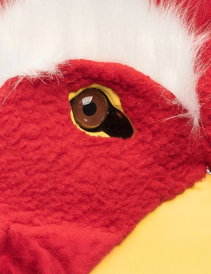 Polovičná plyšová maska kohúta pre dospelých 