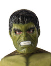 Demi-masque Hulk pour enfant vert
