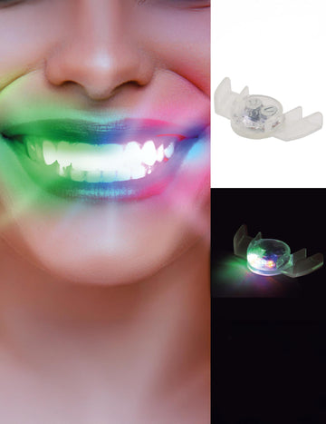 LED žiarivé zubné protézy