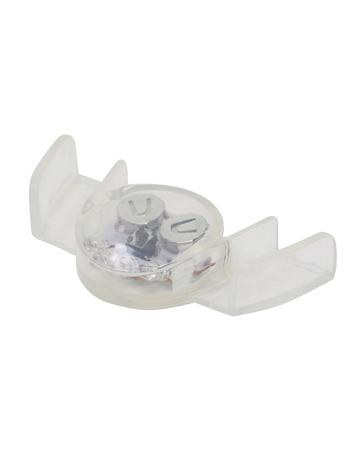 Vue de profil du dentier lumineux LED