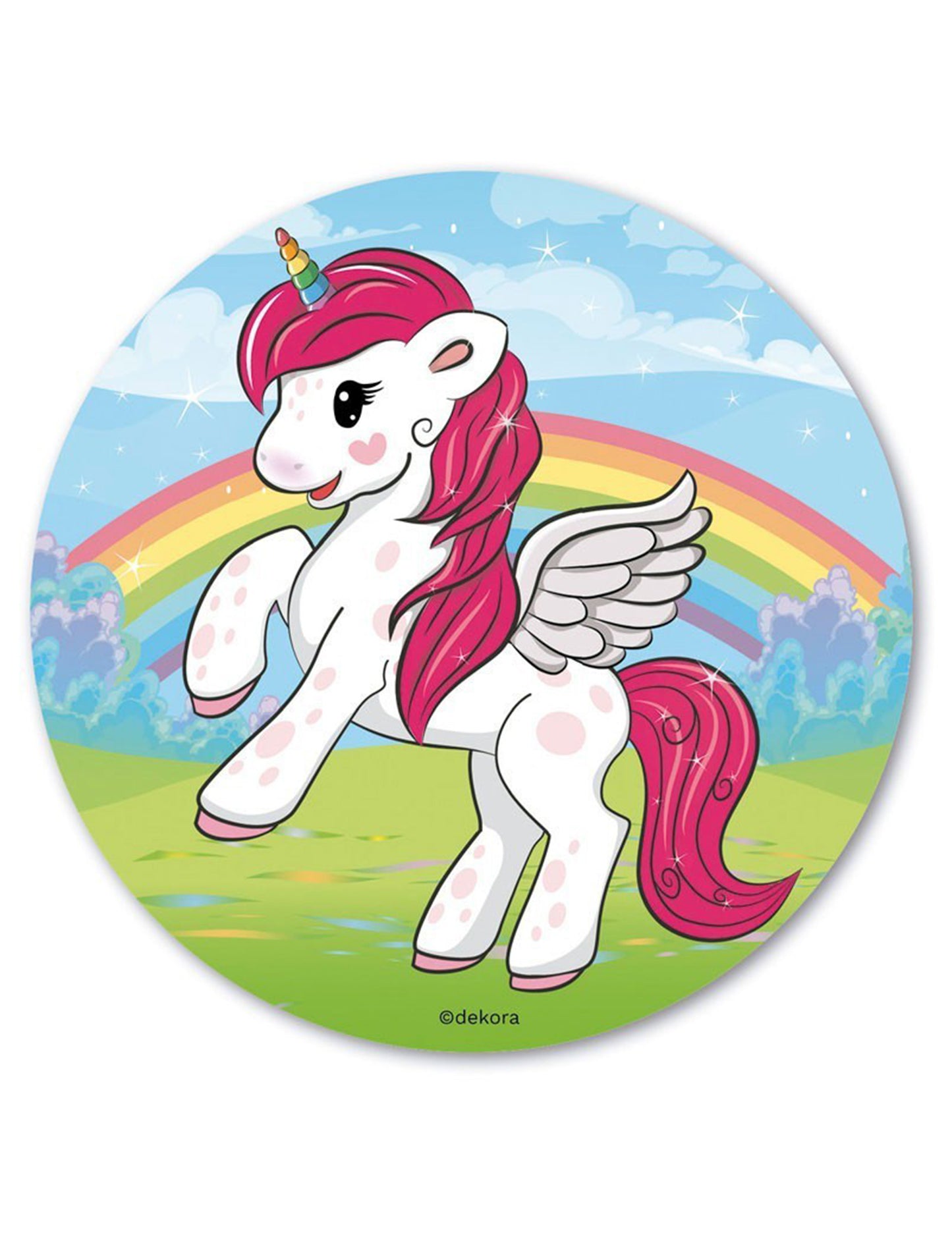 Disk oblátky jednorožca