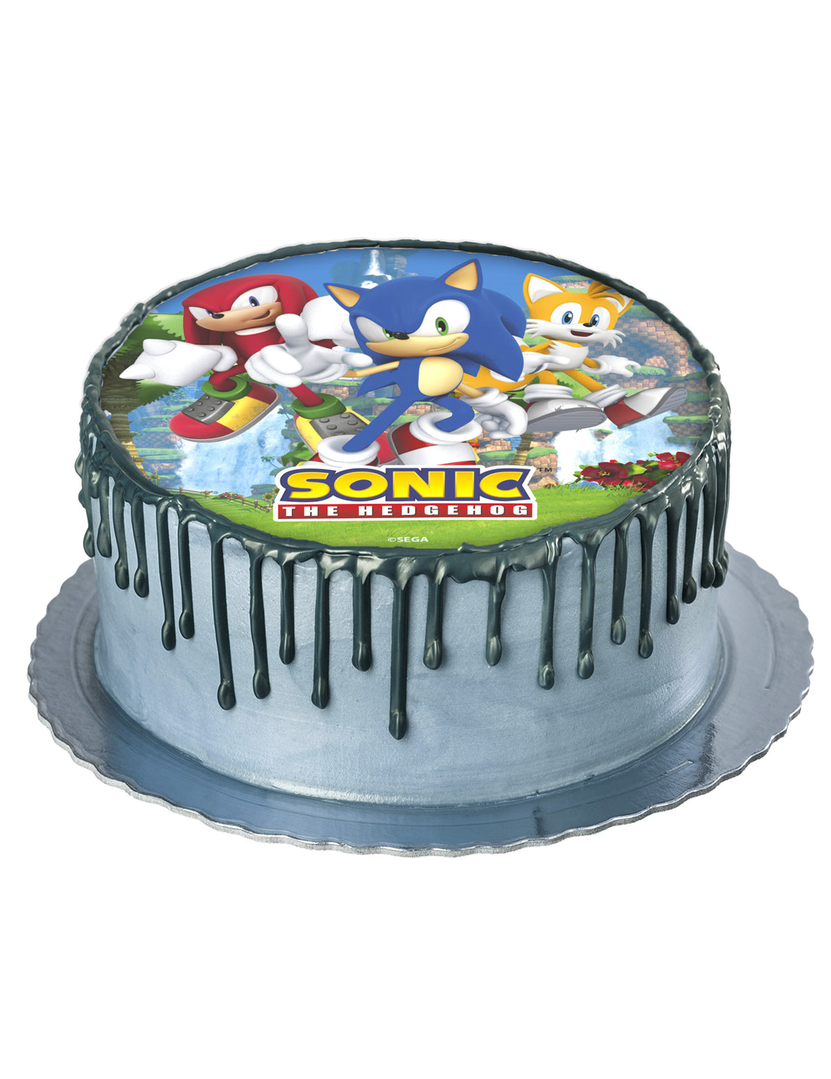 Mise en situation sur un gâteau du disque azyme Sonic