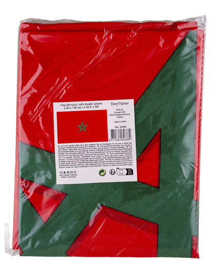 Drapeau de supporter Maroc 90 X 150 cm