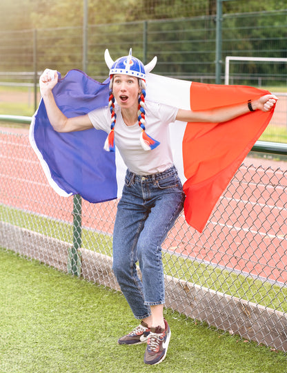 Drapeau supporter France 150 x 90 cm