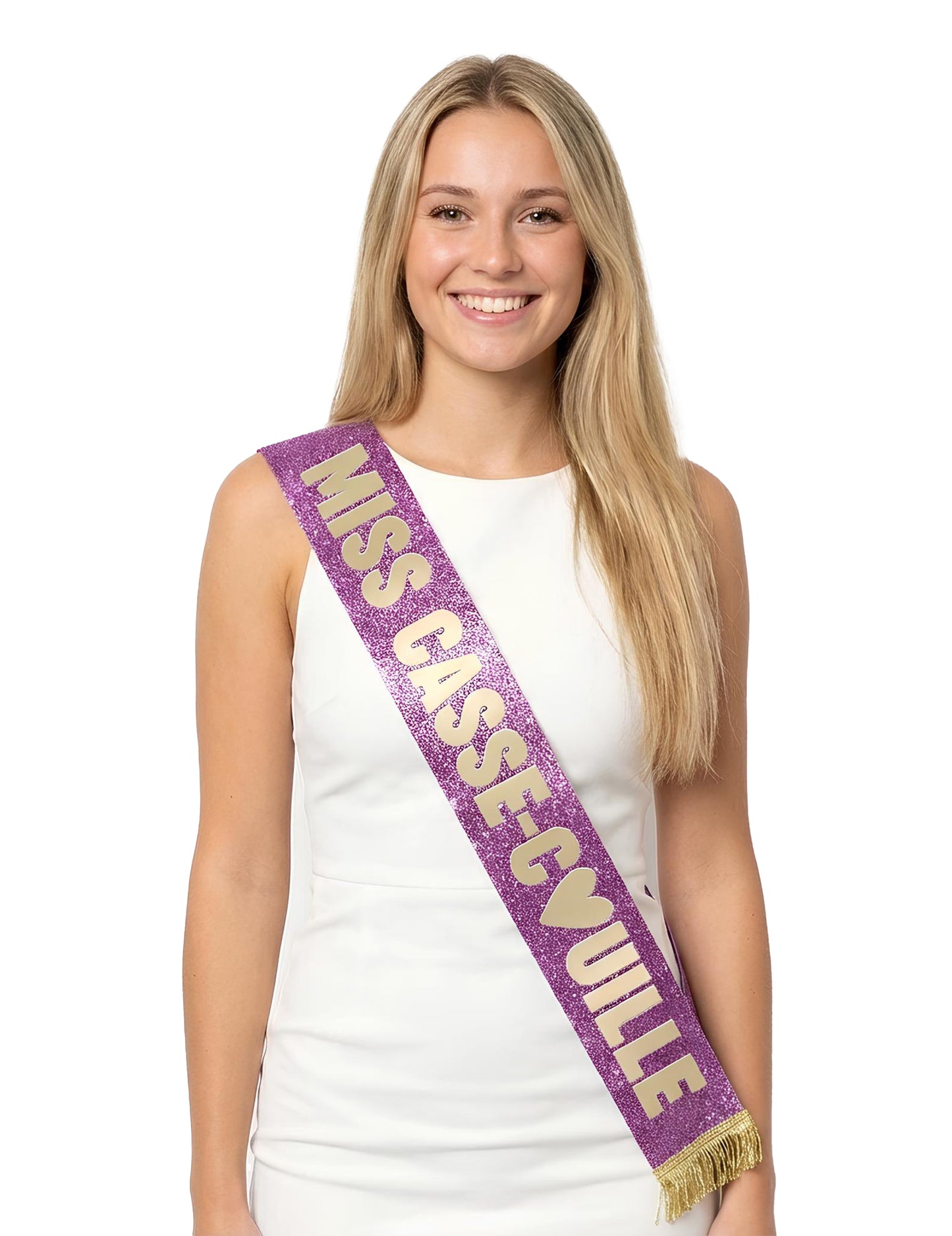 Šatka Miss Casse-couille s flitrami 