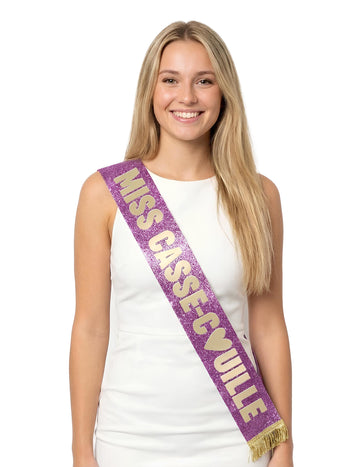 Šatka Miss Casse-couille s flitrami 