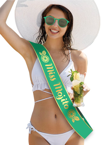 Slečna Mojito Green Dámska šál
