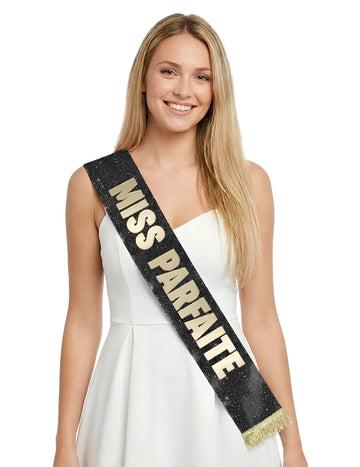 Šatka Miss Parfaite s flitrami 