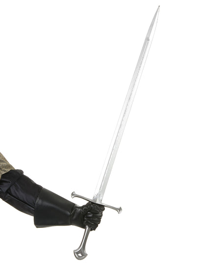 Prise en main avec gant de l'épée de chevalier médiéval luxe pour adulte