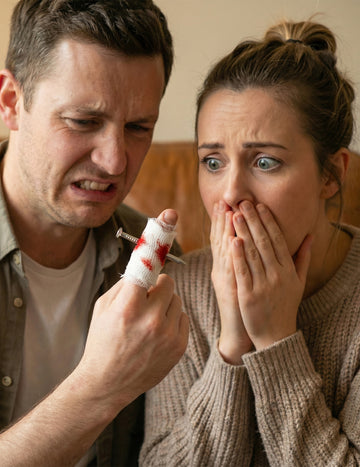 Falošný klinec v prste - žartovné predmety 