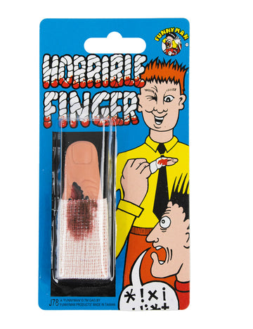 Falošný krvavý prst - žartovné predmety 