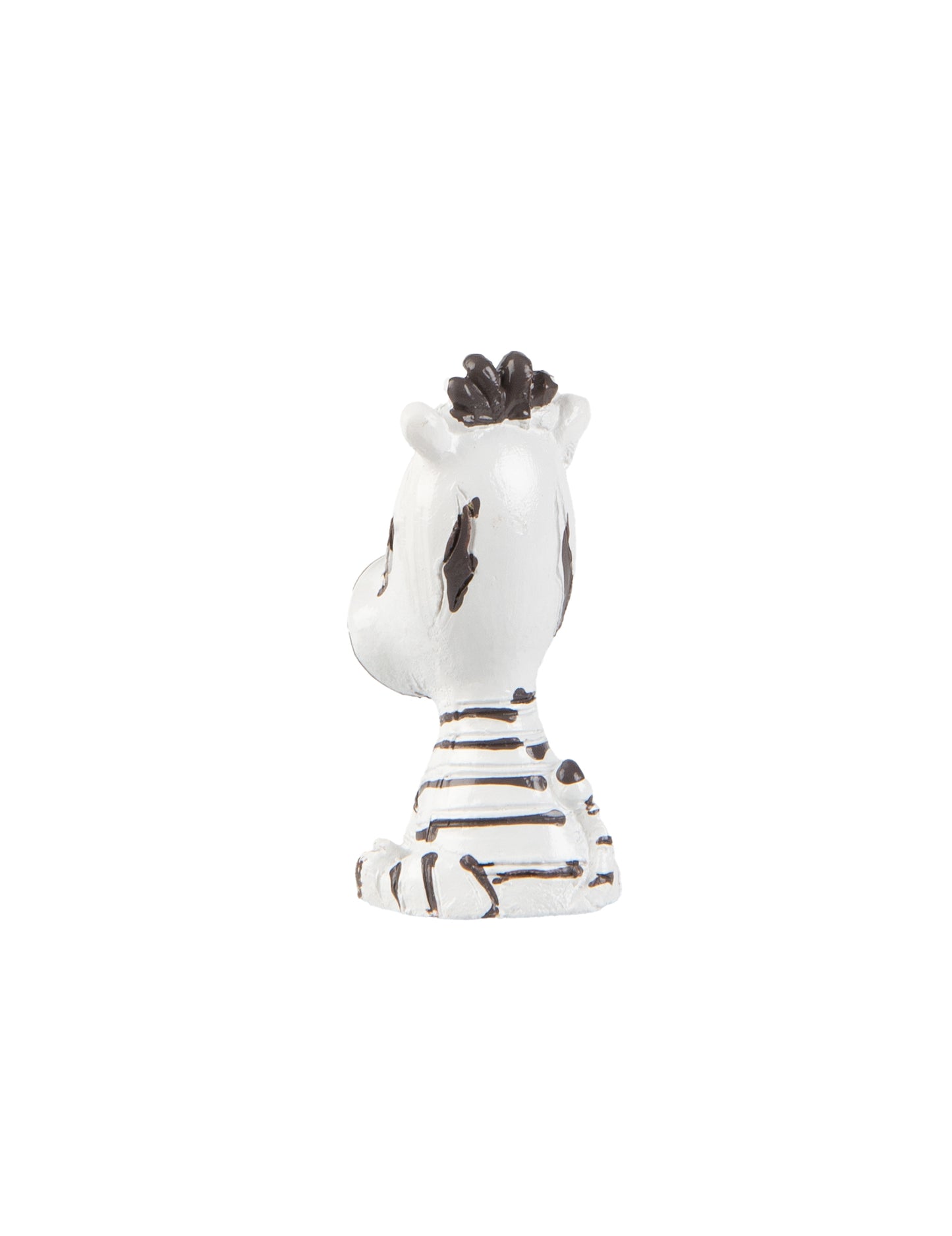 Dekoratívna živicová figúrka zebry v safari štýle 3 cm 2,5x cm