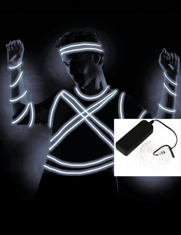 Biely vodič LED 5 m