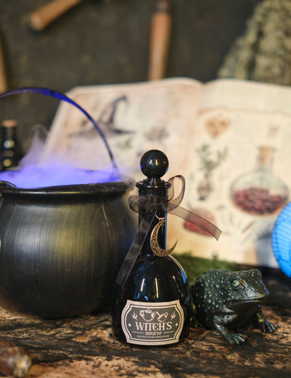 Čarodejnica čierna mágia fľaštička 19,5 cm