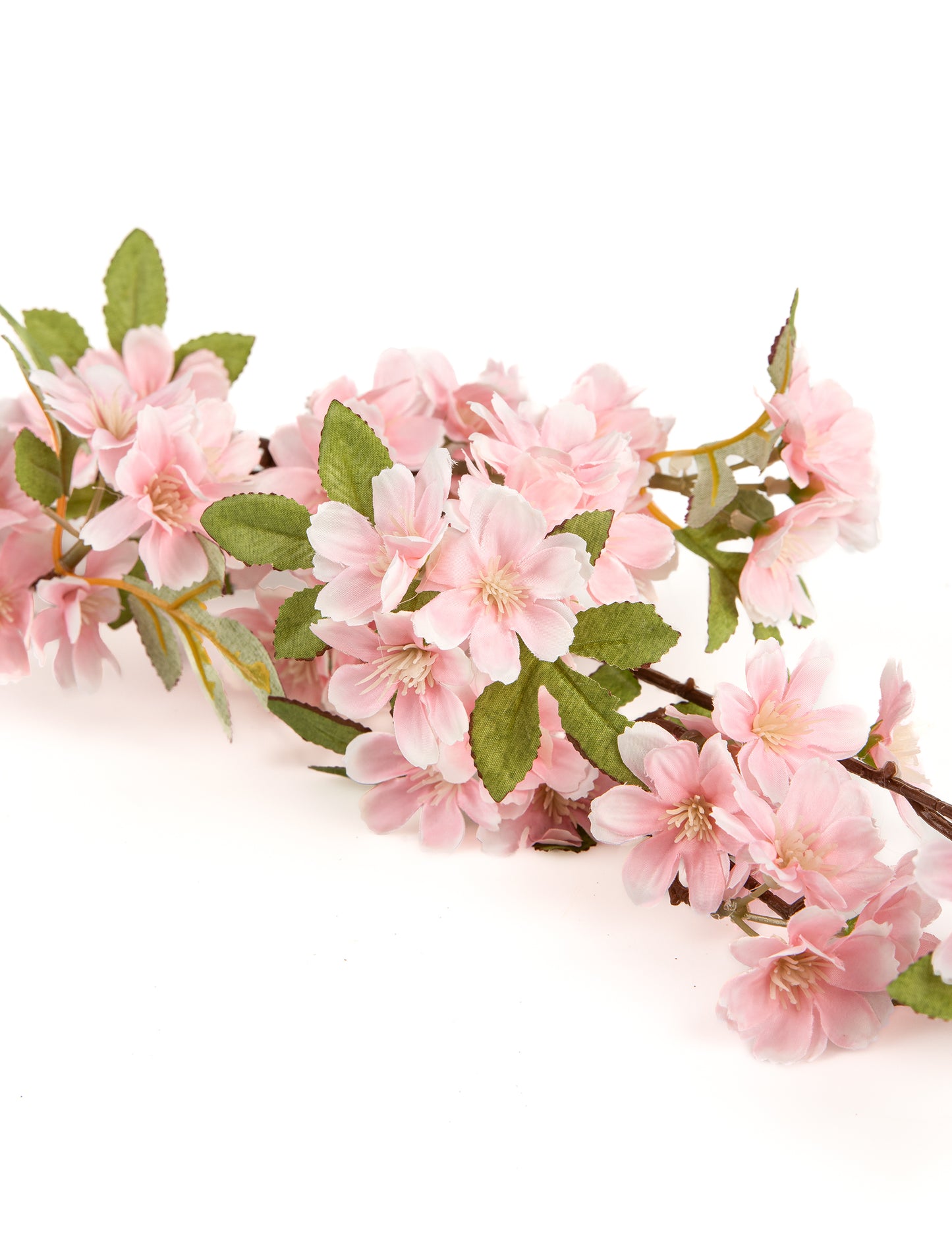 Umelé ružové čerešňové kvety na stonkách 96 cm sakura štýl