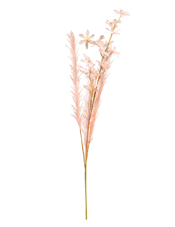 Umelé pastelovo ružové jazmínové kvety na stonkách 68 cm