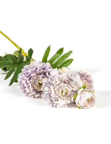 Umelé kvety orgovánovej cínie na stonke 61 cm rustikálny dekor