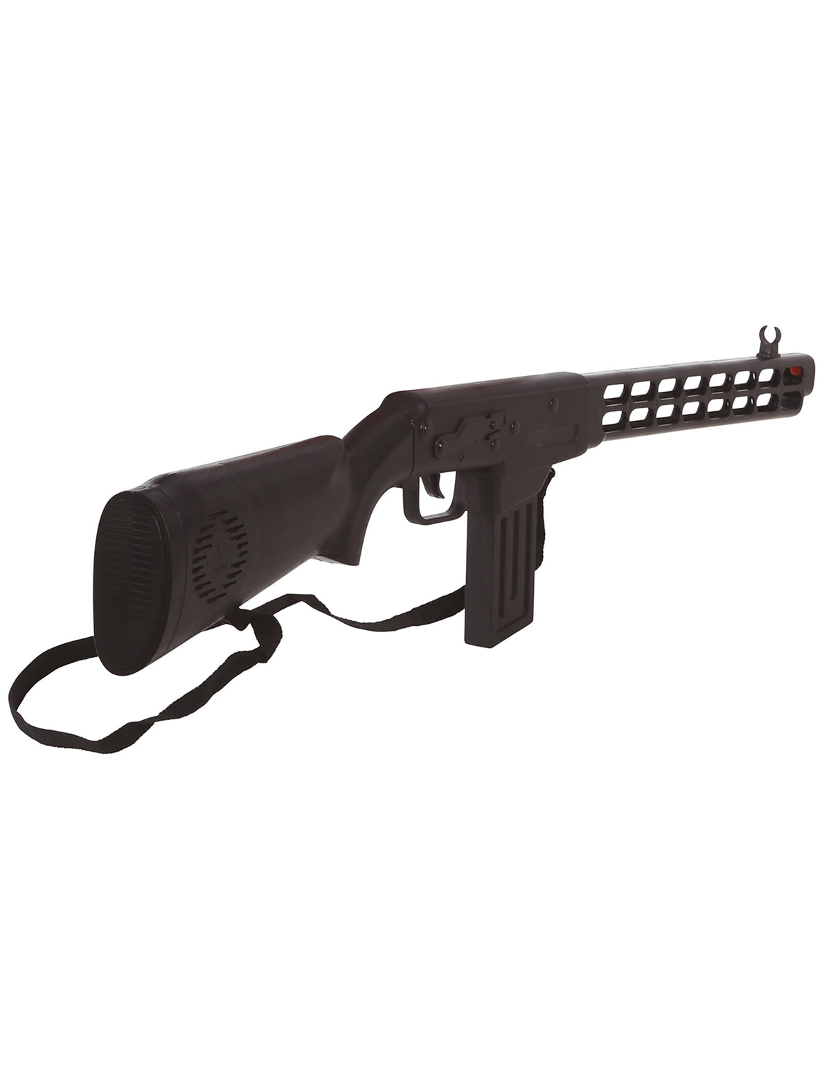 Vue de trois-quarts arrière du fusil d'attaque SWAT