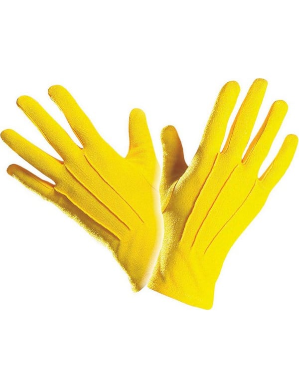 Prehľad páru krátkych rukavíc pre dospelých žltých