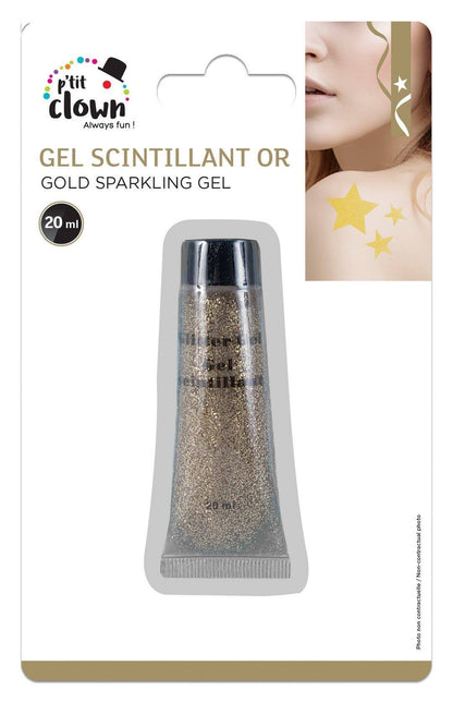 Gold Glitter Gel 20 ml