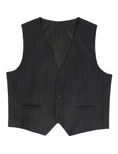 Čierna pruhovaná vesta