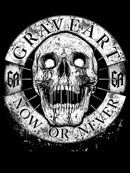 Čierne dámske tričko s motívom lebky 