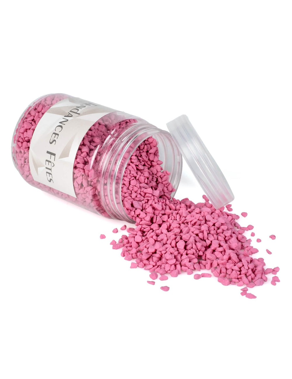 Dekoratívne drvené kamienky vo farbe fuchsia