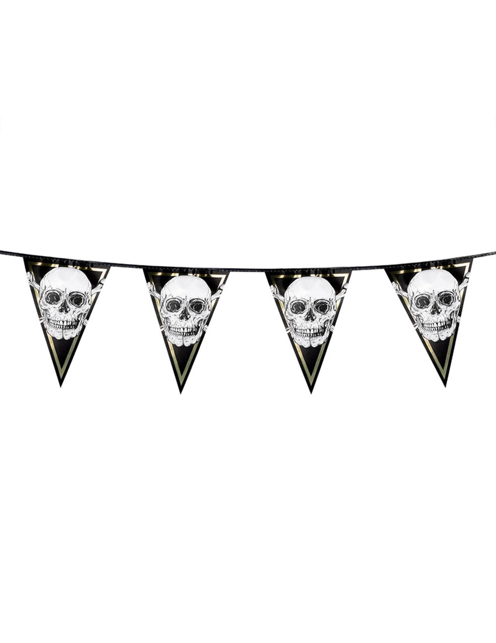 Prehľad plastovej zástavy z vlajočiek Pirate Jolly Roger