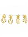 Guirlande ananas pour kit déco doré métallique à faire soi-même