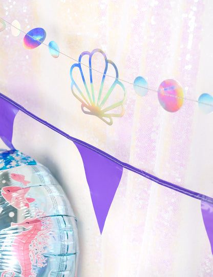 Girland na mini účely fialové 3 m