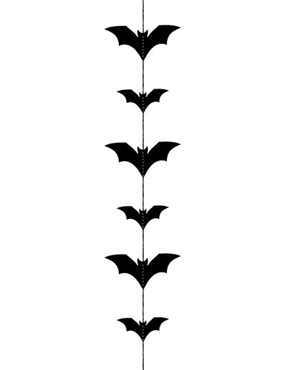 Black Bat Garland 150 x11 cm