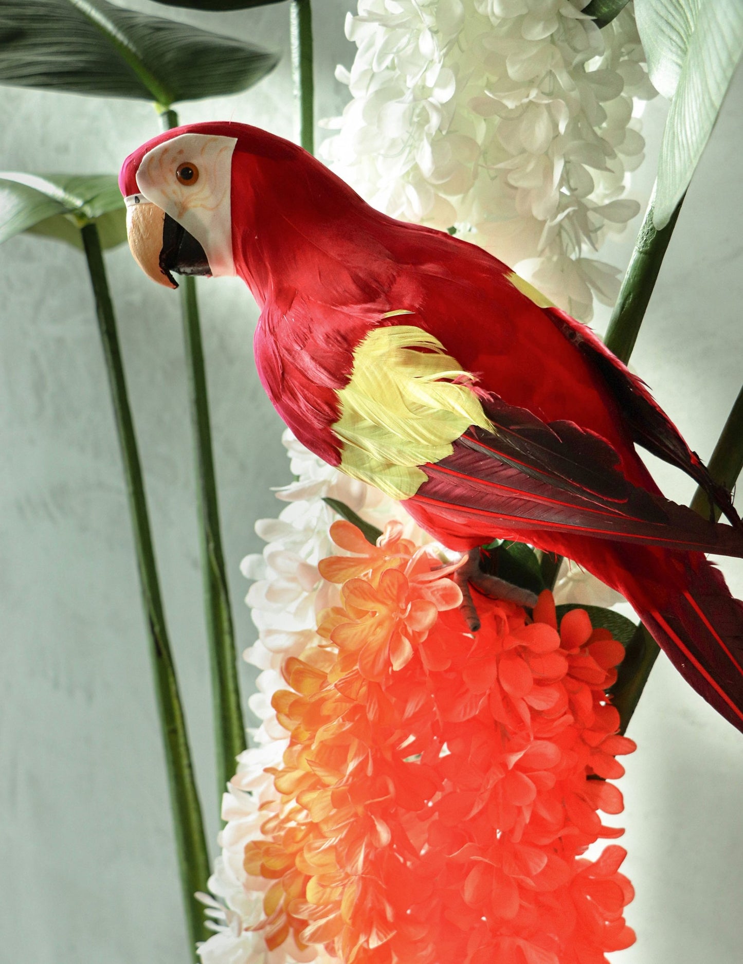 Girlanda z bielych kvetov orchideí 168 cm na svadbu