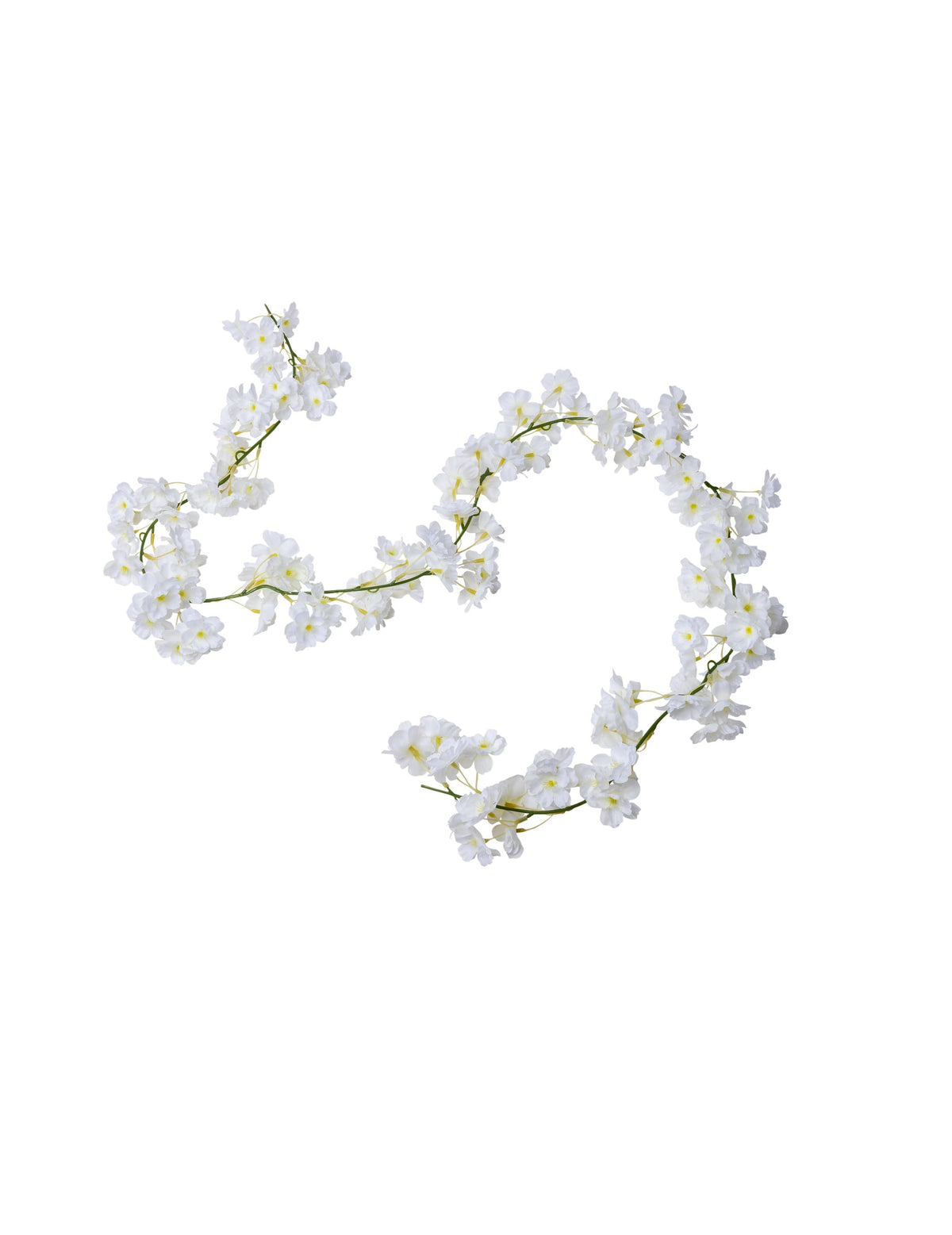 Guirlande de fleurs de cerisier pour mariage blanche