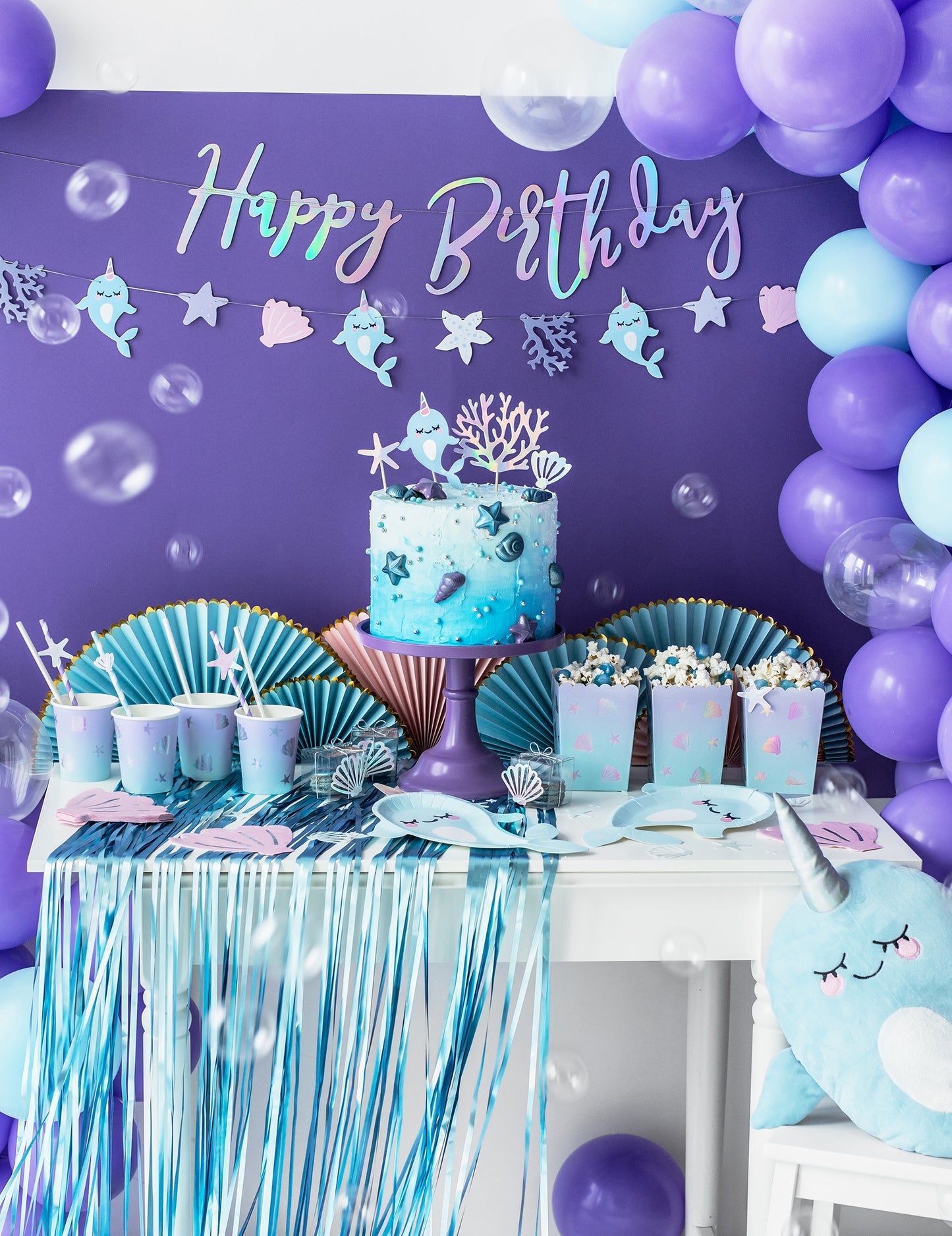 Všetko najlepšie k narodeninám Iridescent 16,5 x 62 cm kartón