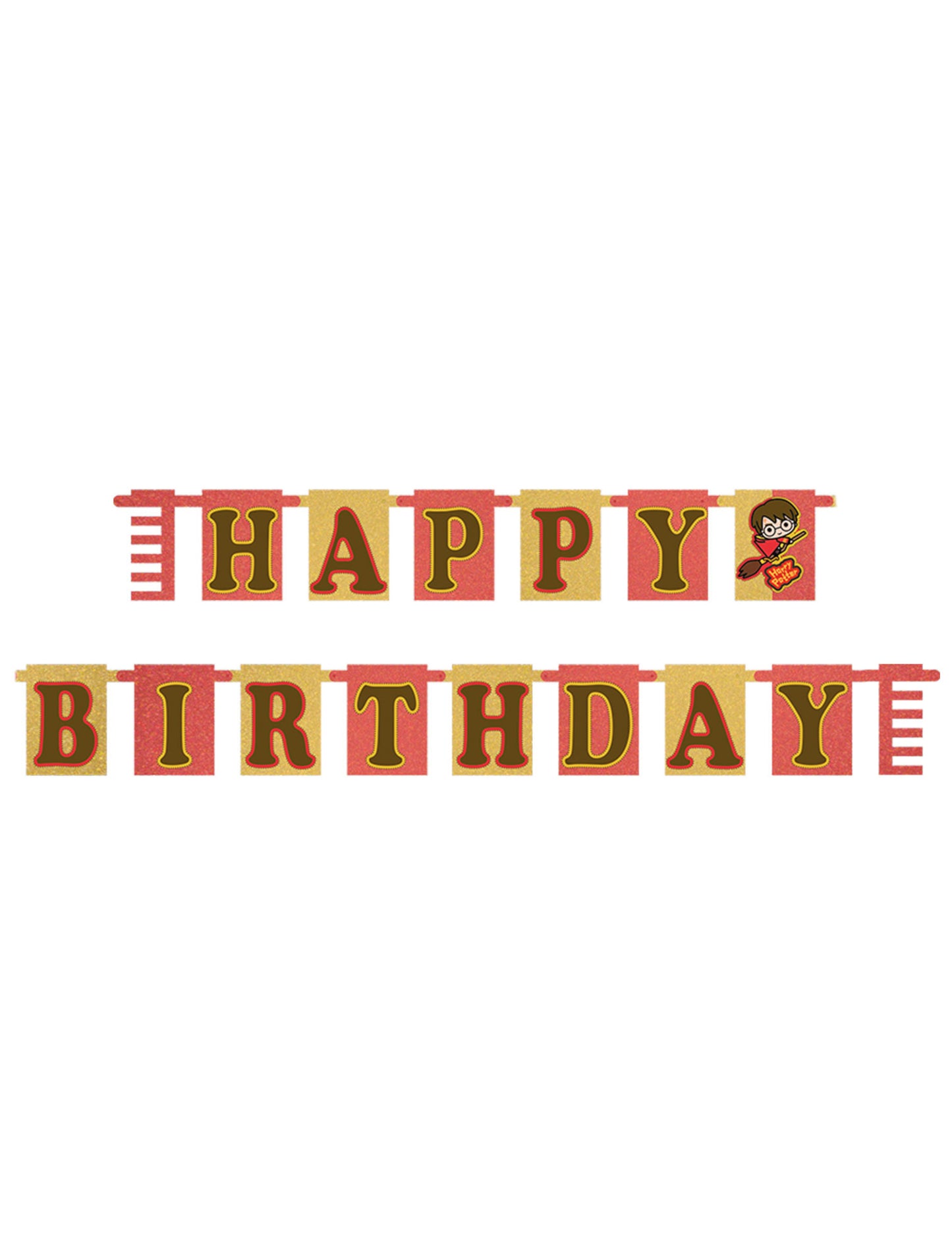 Kartónová girlanda s motívom Harryho Pottera™ k narodeninám 180 cm