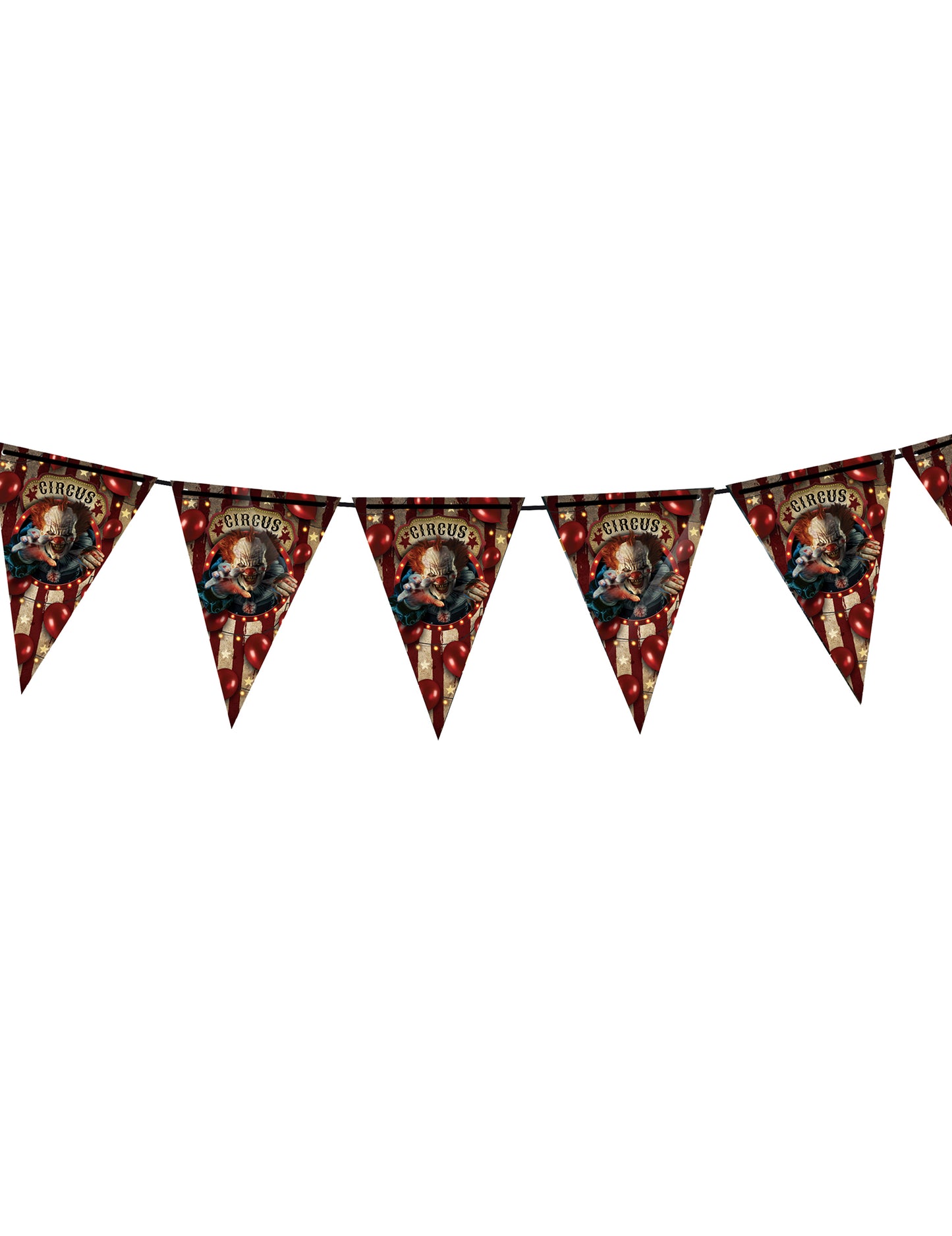 Halloween Clown Plast Garland 3 m