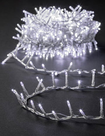 Vonkajšia girlanda studená biela 500 LED 12,5 m 