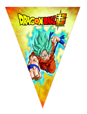Girlanda s papierovými zástavkami Dragon Ball Super™ 360 cm 