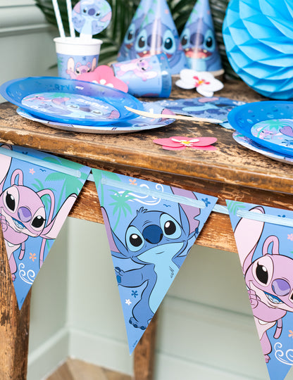 Girlanda z papierových zavinovačiek Stitch™ 230 cm