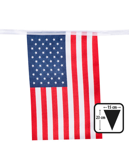 US 4 metrov pennants girland