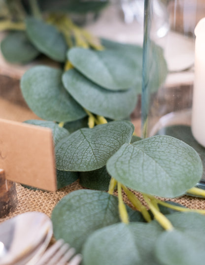 Girlanda z listov eukalyptu 2m rastlinná dekorácia