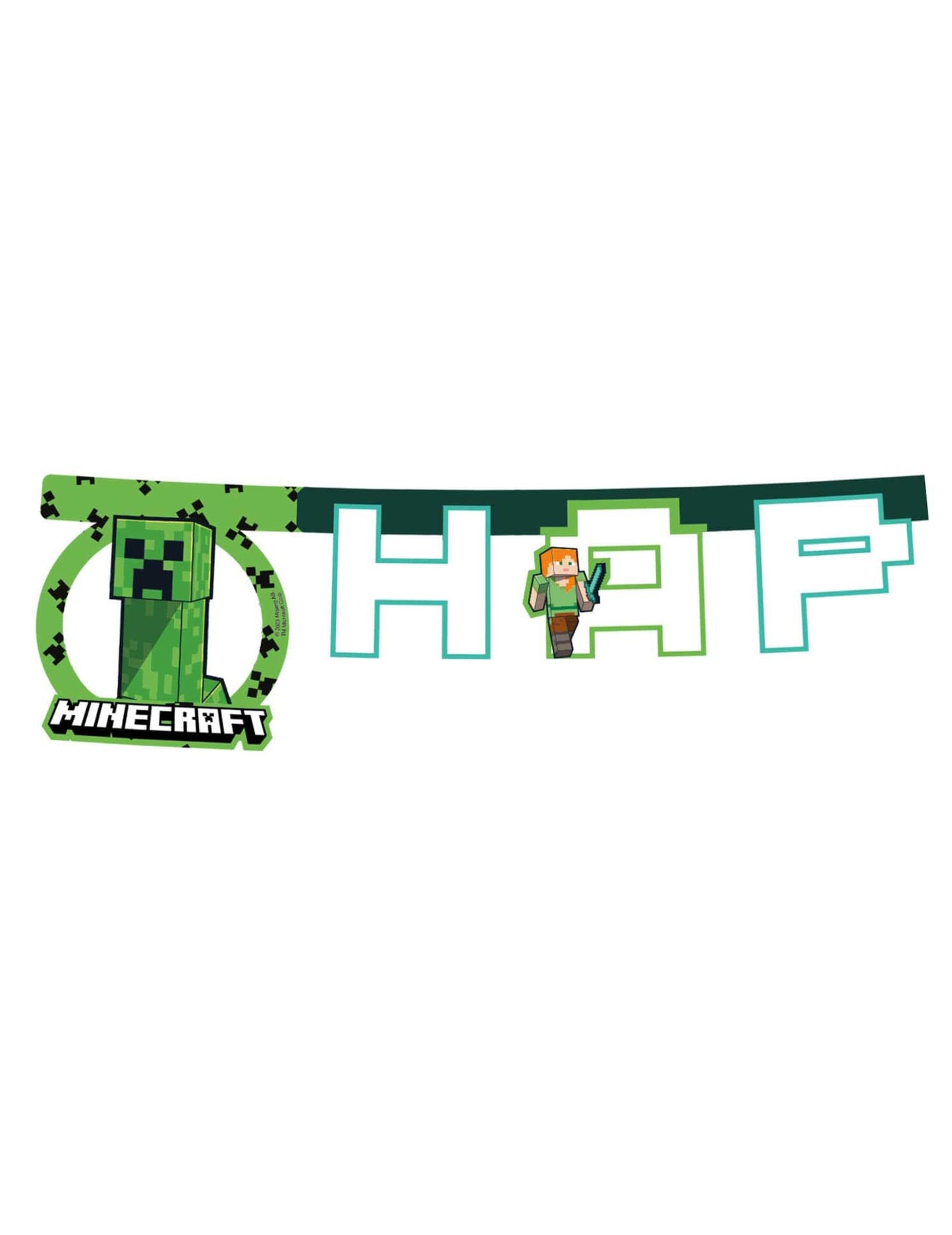 Minecraft 2 m girlanda
