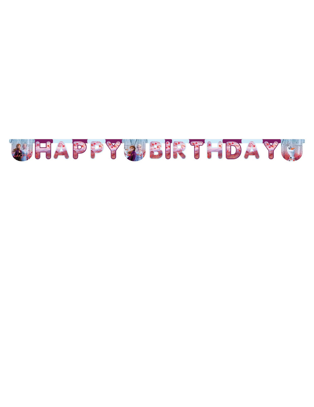 Prehľad girlandy happy birthday Ľadové kráľovstvo 2