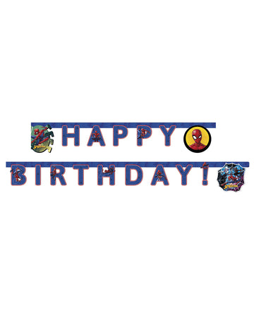Girlanda happy birthday Spiderman™ 200 x 16 cm 